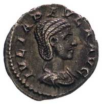 Julia Paula żona Elagabala, denar, Aw: Popiersie