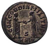 Aurelian 270-275, antoninian, Aw: Popiersie w koronie radialnej w prawo i napis IMP C AVRELIANVS A..