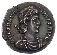 Konstancjusz II 337-361, silikwa- Sirmium, Aw: P