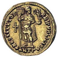 Walentynian I, 364-375, solid- Antiochia, Aw: Po