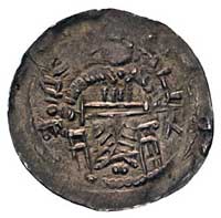 denar, Aw: Książę na tronie, Rw: Głowa w ramce, Str. 51, 0.51 g