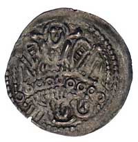 denar, Aw: Stojąca postać z dwoma palmami, Rw: Anioł, Str. 50, Gum. 239, Kop. 157b, 0.29 g