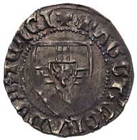 Konrad III von Jungingen 1397-1407, szeląg, Aw: Tarcza wielkiego mistrza i napis w otoku MAGST COR..