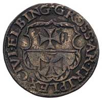 trojak 1539, Elbląg, odmiana napisu ELBING, Kurp