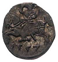 denar 1557, Wilno, Kurp. 644 (R3), Gum. 592, egzemplarz ze zbioru Chomińskiego