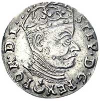 trojak 1581, Wilno, herb Leliwa pod popiersiem króla, Kurp. 295 (R1), Gum. 754