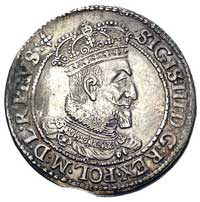 ort 1620, Gdańsk, dwukropek i rozetka kończą napis na awersie, Kurp. 2251 (R1), Gum. 1389, moneta ..