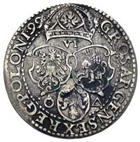 szóstak 1599, Malbork, odmiana z małą głową króla nieco innego rysunku, Kurp. 1434 (R2), Gum. 1153..