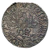 grosz 1615, Wilno, napis SIGISS, Kurp. 2094 (R5), Gum. 1321, T. 6, moneta z końca blachy, patyna