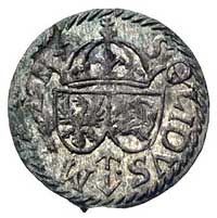 szeląg 1614, Wilno, Kurp. 1961 (R), Gum. 1290, bardzo ładna moneta z zielonkawą patyną