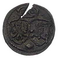 denar 1622, Łobżenica, Kurp. 1857 (R5), Gum. 1493, T. 6, pęknięty krążek, rzadka moneta za zbioru ..