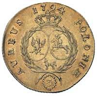 3 dukaty (1 august d’or) 1794, Warszawa, Plage 459, H-Cz. 3364 (R), T. 40, Fr. 98, złoto 12.27 g, ..