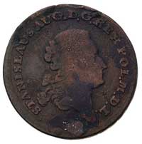 trojak pamiątkowy 1767, Kraków, Plage 461, bardzo rzadka moneta wybita z okazji rocznicy wstąpieni..