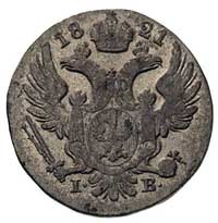 10 groszy 1821, Warszawa, Plage 83, Bitkin 829, dość ładny egzemplarz jak na ten typ monety