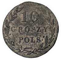 10 groszy 1821, Warszawa, Plage 83, Bitkin 829, dość ładny egzemplarz jak na ten typ monety