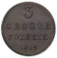 3 grosze 1819, Warszawa, Plage 156, Bitkin 851 (