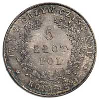 5 złotych 1831, Warszawa, Plage 272, patyna
