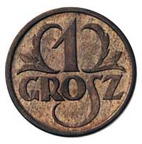 1 grosz 1927, Warszawa, Parchimowicz 101 c