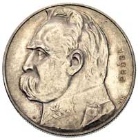 10 złotych 1934, Józef Piłsudski - Orzeł Strzelecki, lustrzanka z wypukłym napisem PRÓBA, Parchimo..