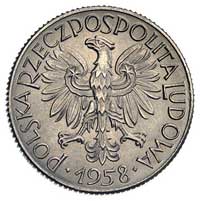 1 złoty 1958, nominał w kole z kłosami, PRÓBA, P