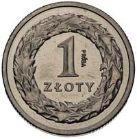 1 złoty 1990, PRÓBA, Parchimowicz P-707, nikiel