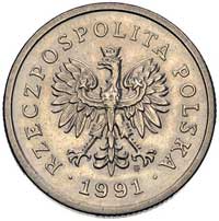 1 złoty 1991, PRÓBA, Parchimowicz -, nikiel, nakład nieznany, rzadkie