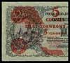 5 groszy 28.04.1924, 2 sztuki lewa i prawa stron