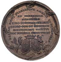 medal nieznanego autora wybity z okazji śmierci Marii Amalii Mniszech z domu Brühl 1772 r. Aw: Nap..