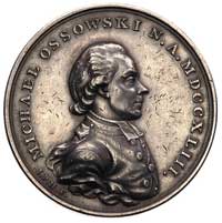 Michał Ossowski medal autorstwa J. F. Holzhaeussera 1787 r., Aw: Popiersie księdza Ossowskiego i n..