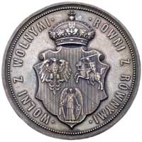 300-lecie Unii Polski, Litwy i Rusi 1869 r.- medal autorstwa P. Tasseta (Bruksela) zamówiony przez..