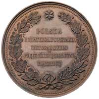 50. rocznica Powstania Listopadowego 1880 r.- medal autorstwa W. A. Malinowskiego, Aw: Stojąca na ..
