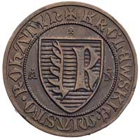 500-lecie założenia Rohatyna 1927 r.- medal autorstwa R. Mękickiego wybity staraniem F. Biesiadeck..