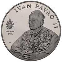 100 kuna 1994, wizyta Jana Pawła II w Chorwacji, srebro 33.63 g