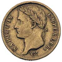 20 franków 1811 A, Paryż, Fr. 511, złoto 6.36 g