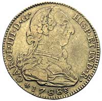 Karol III, 1759-1788, 4 escudo 1788 M, Madryt, F