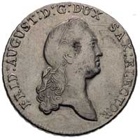 Fryderyk August III 1763-1827, talar 1777 EDC, Drezno, Schnee 1073, Dav. 2690, czyszczony