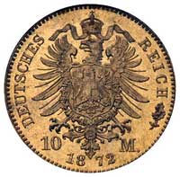 10 marek 1872/A, Berlin, J. 242, Fr. 3819, złoto