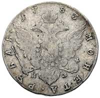 rubel 1783, Petersburg, odmiana И-З, Bitkin 221, Uzd. 1129