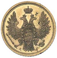 5 rubli 1856, Petersburg, Bitkin 2, Fr. 163, złoto 6.54 g, ładnie zachowane