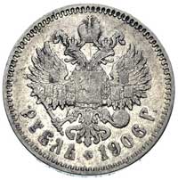 rubel 1906, Petersburg, Bitkin 54 (R), Uzd. 2153, rzadki