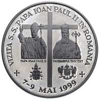 1000 lei 1999, moneta z okazji wizyty Jana Pawła