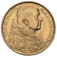 Pius XI 1922-1937, 100 lirów 1933/1934, Rzym, Berman 3362, Fr. 284, złoto 8.80 g