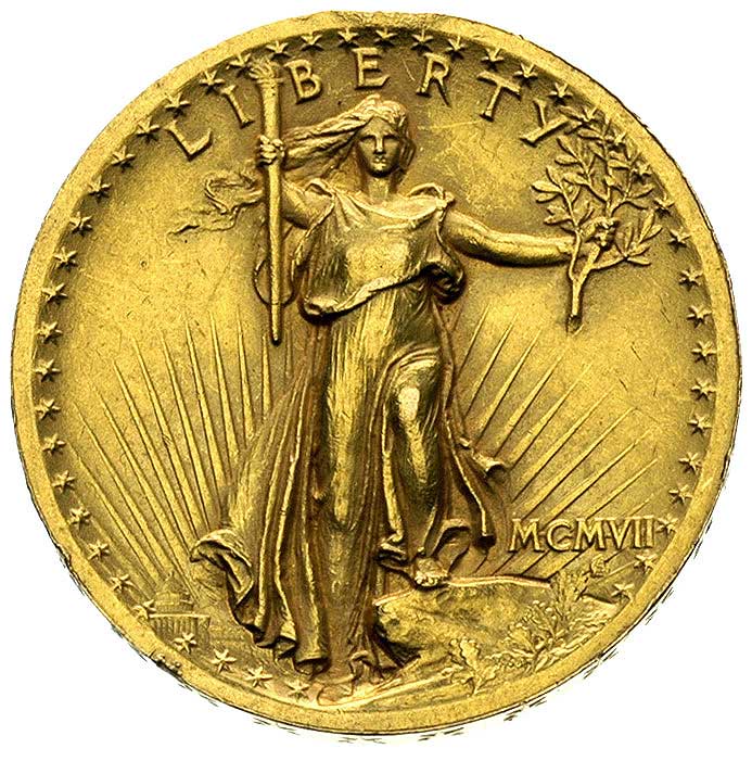 20 dolarów (\Rzymska Data\") 1907