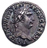Trajan 98-117, denar, Aw: Popiersie w prawo i napis, Rw: Concordia z rogiem obfitości i paterą sie..