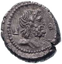 Trajan 98-117, Aleksandria, tetradrachma bilonowa 115/116 r., Aw: Popiersie w koronie radialnej w ..
