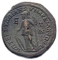 TRACJA-Anchialos, Gordian III i Trankilina 238-244, AE-25, Aw: Popiersia zwrócone do siebie i napi..