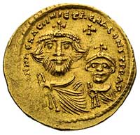 Herakliusz 610-641, solidus, Konstantynopol, Aw: