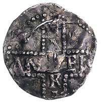 ks. Dietrich 984-1027 r., denar, Aw: Głowa i napis, Rw: W krzyżu z kropek napis poziomy i pionowy ..