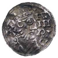 Henryk II 1009-1024 r., denar, Aw: Popiersie w p
