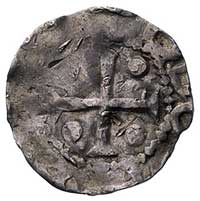 cesarz Otto III 983-1002, denar, Aw: Krzyż i nap